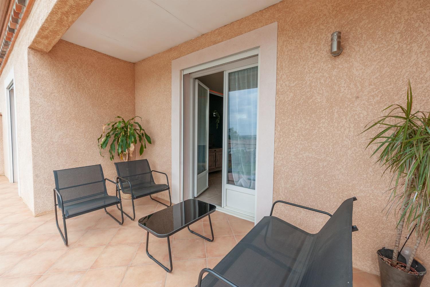 Terrasse du 1er étage | Villa de vacances en Occitanie