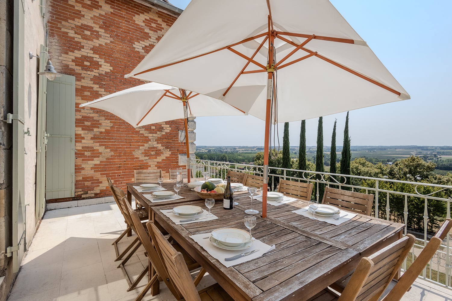 Salle à manger balcon terrasse