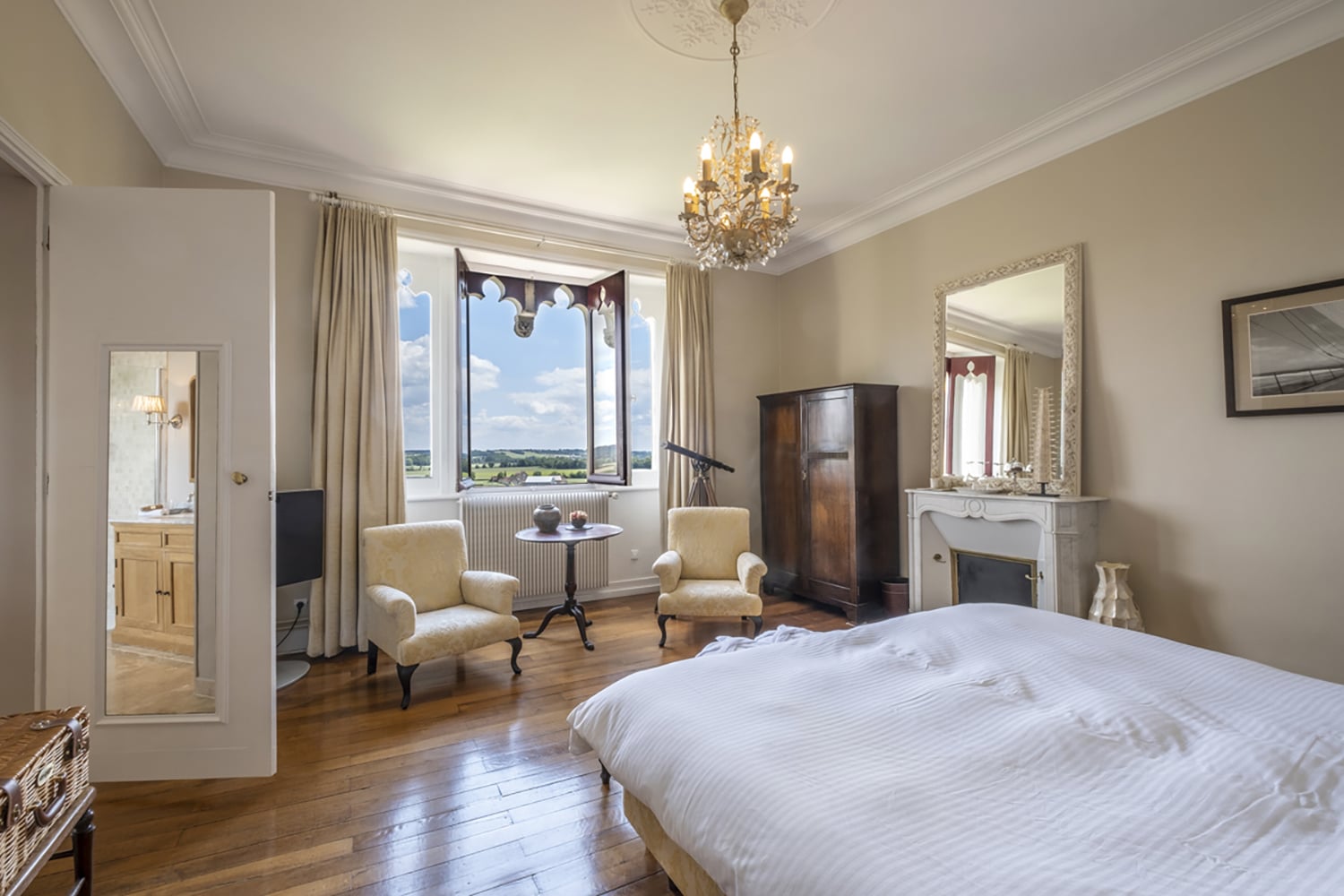 Chambre | Château de vacances en Nouvelle-Aquitaine