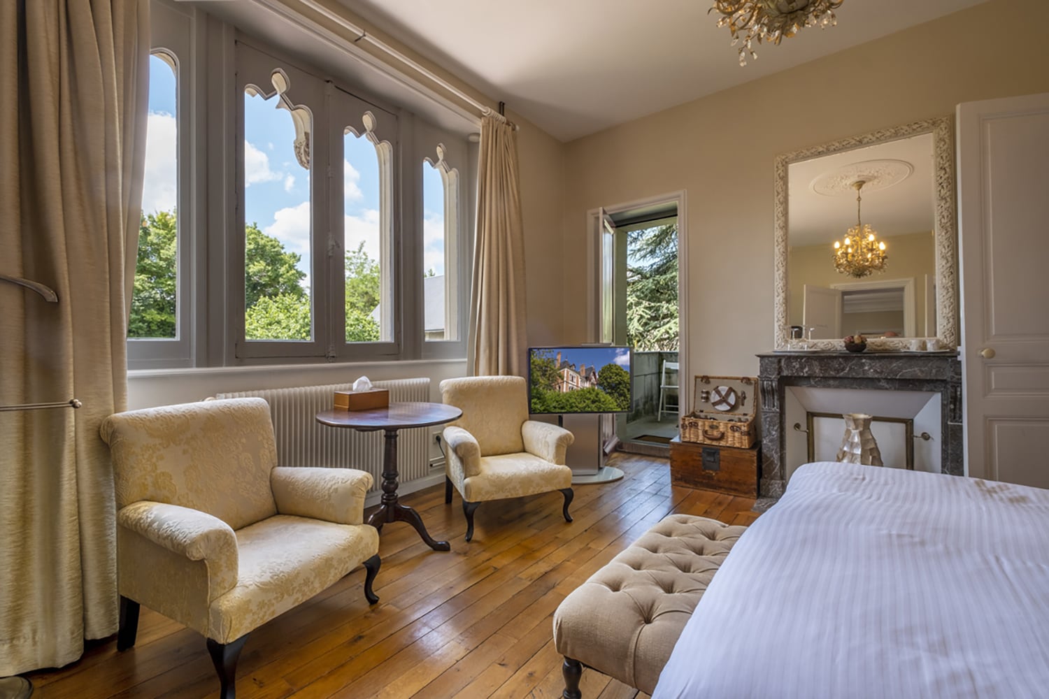 Chambre | Château de vacances en Nouvelle-Aquitaine