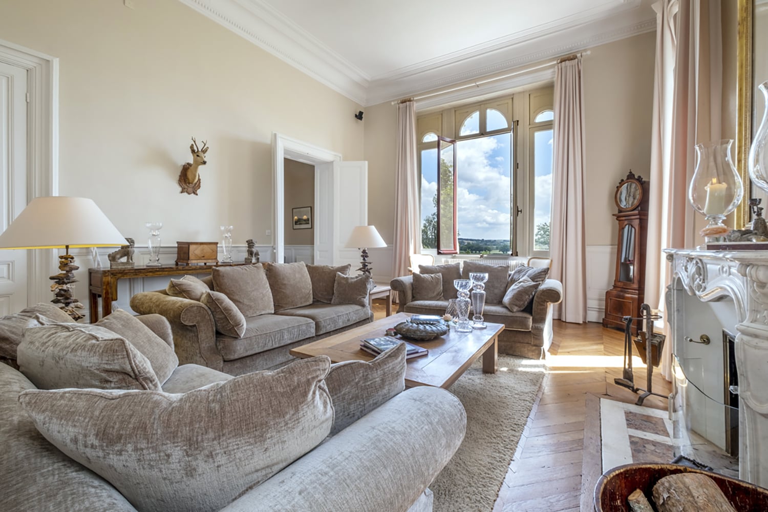Salon | Château de vacances en Nouvelle-Aquitaine