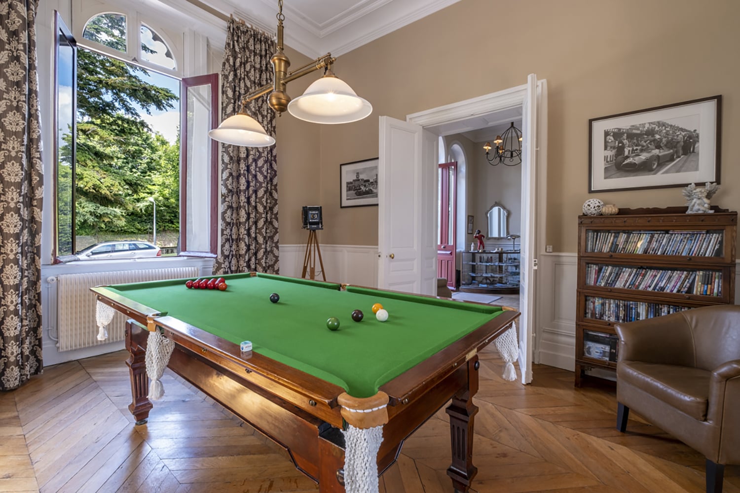 Table de snooker | Château de vacances en Nouvelle-Aquitaine