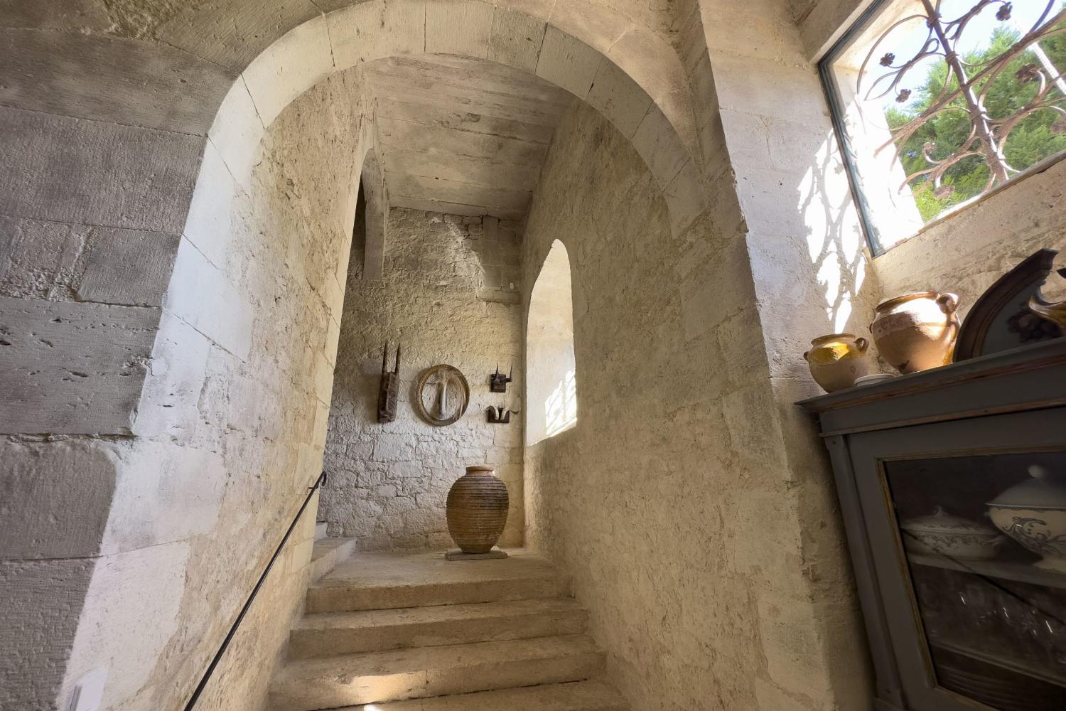 Escalier | Château de vacances en Nouvelle-Aquitaine