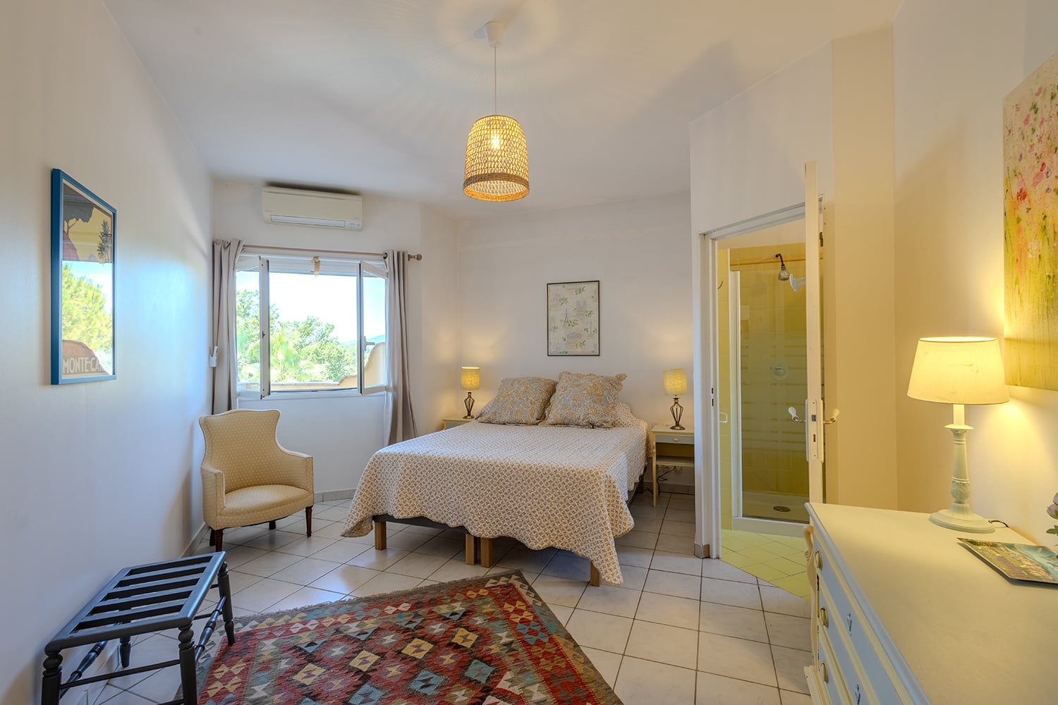 Chambre | Villa de vacances à Fayence