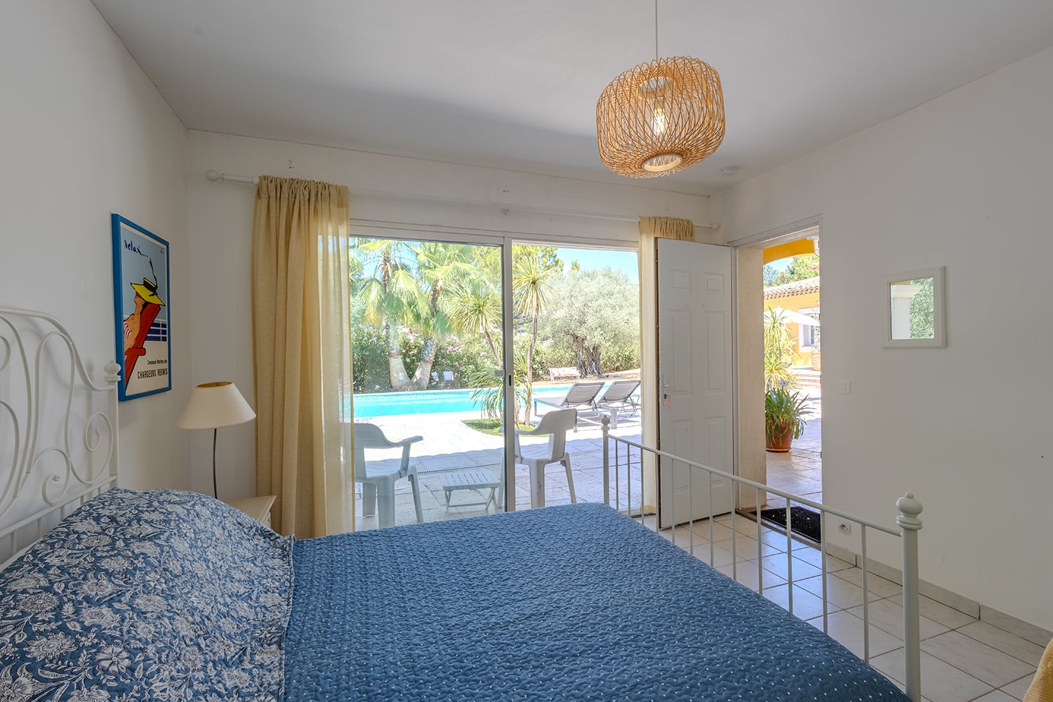 Chambre | Villa de vacances à Fayence