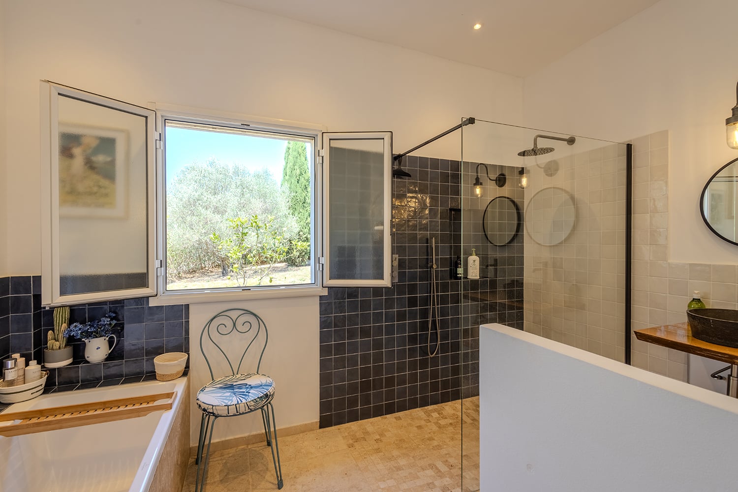 Salle de bain | Villa de vacances à Fayence