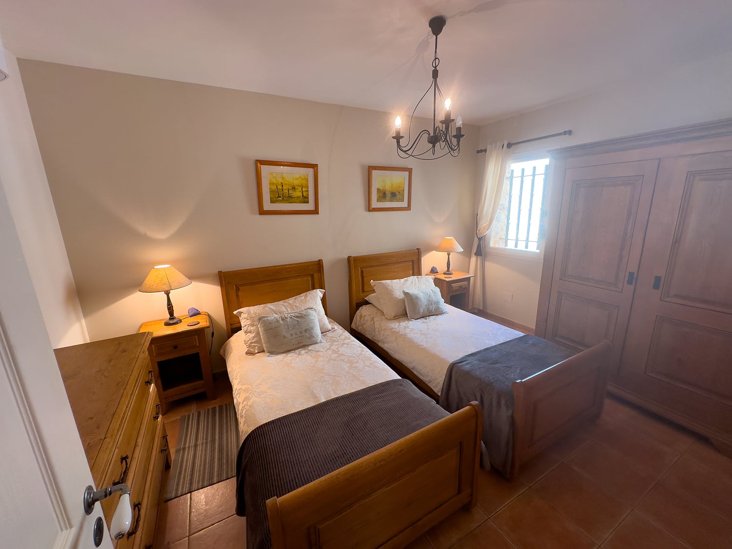 Chambre Salle du bain | Villa de vacances à Durban-Corbières