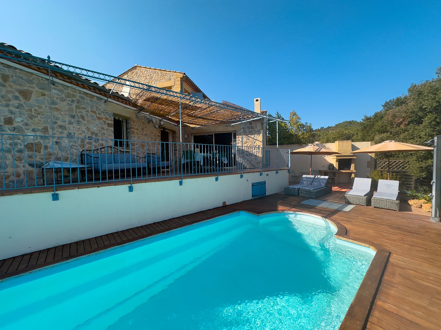 Villa de vacances à Durban-Corbières avec piscine privée