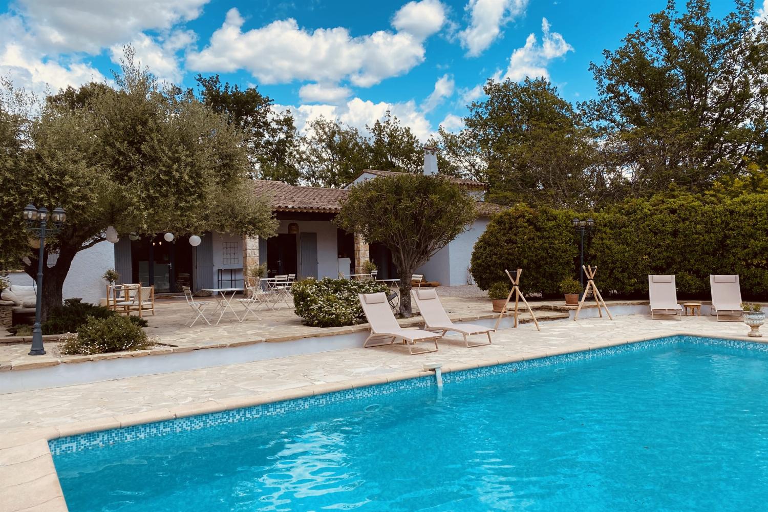 Maison de vacances en Provence avec piscine privée