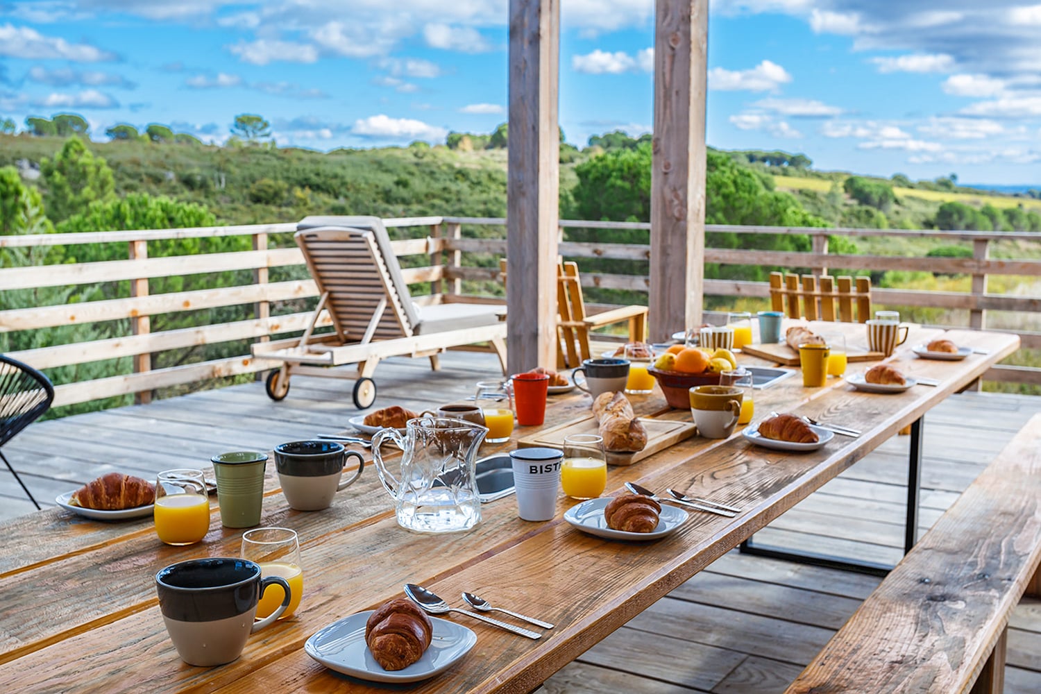 Terrasse de salle à manger | Villa de vacances en Aragon