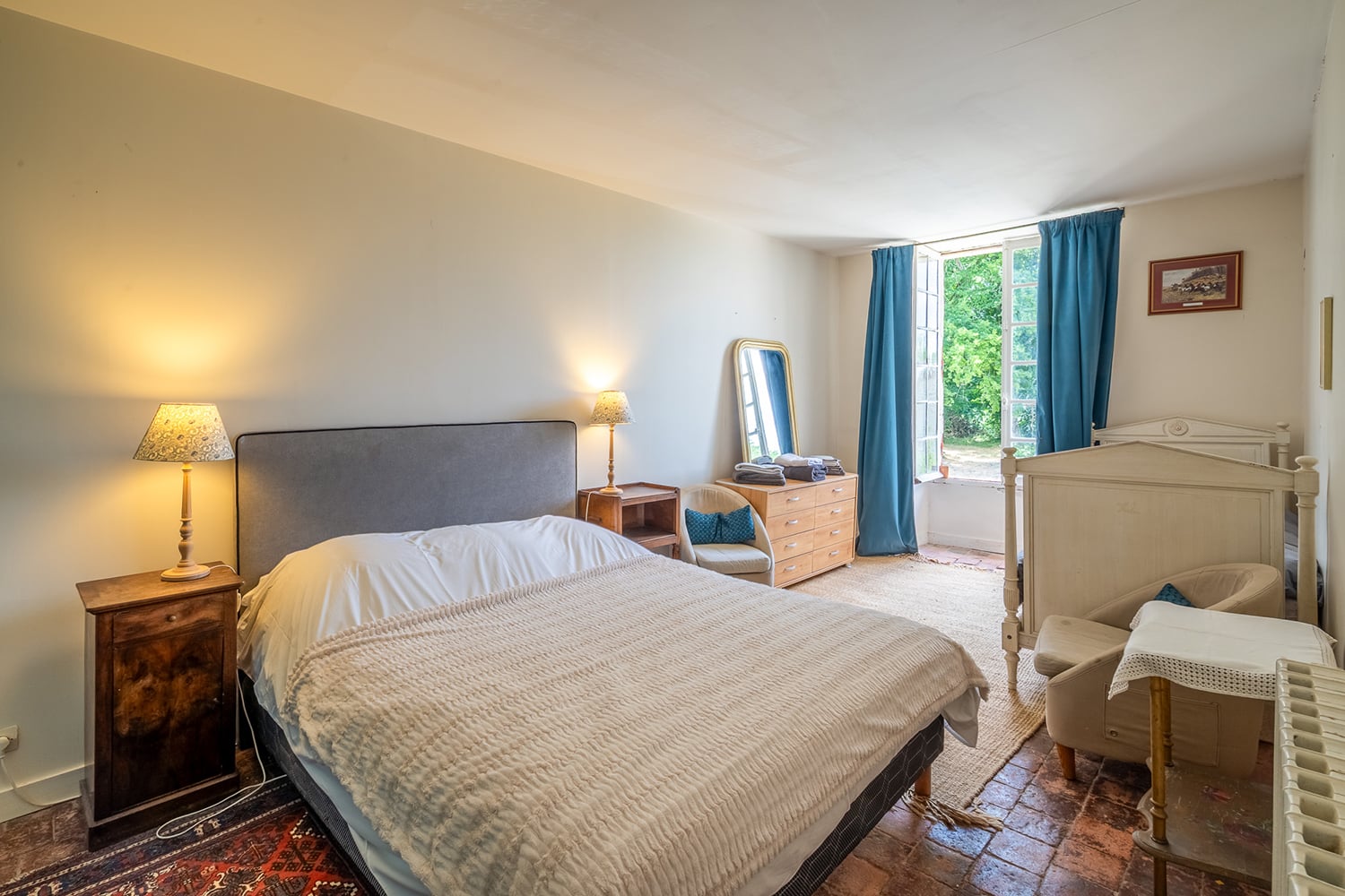 Chambre | Château de vacances en Nouvelle-Aquitaine
