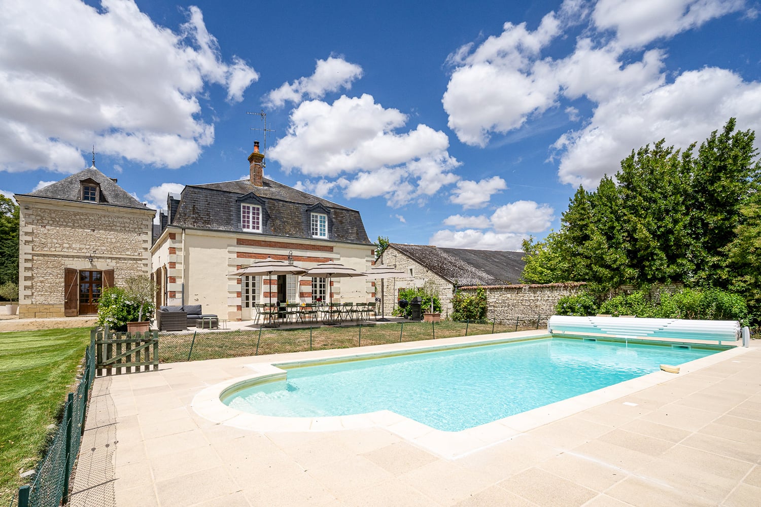 Château de vacances en Nouvelle-Aquitaine avec piscine privée