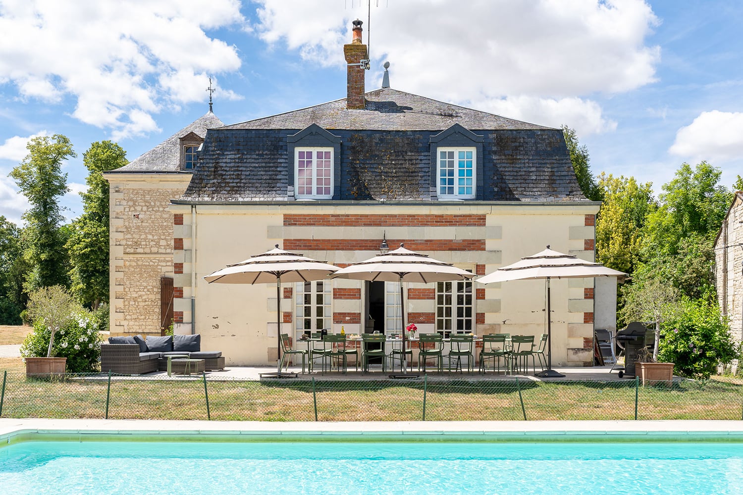 Château de vacances en Nouvelle-Aquitaine avec piscine privée