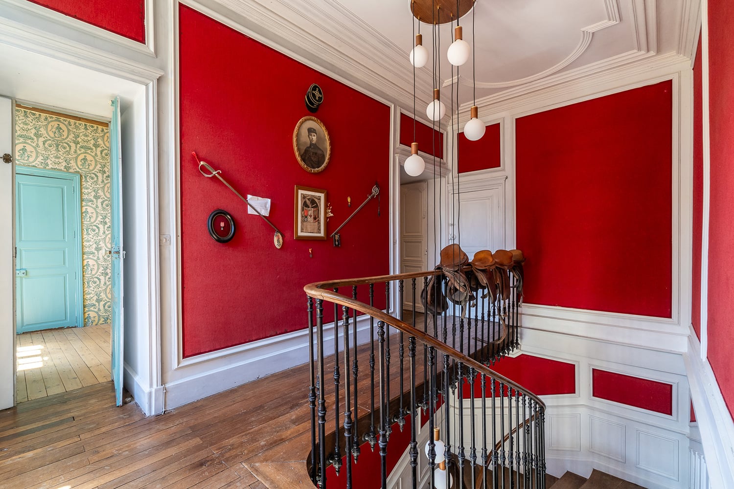 Couloir du 1er étage | Château de vacances en Nouvelle-Aquitaine