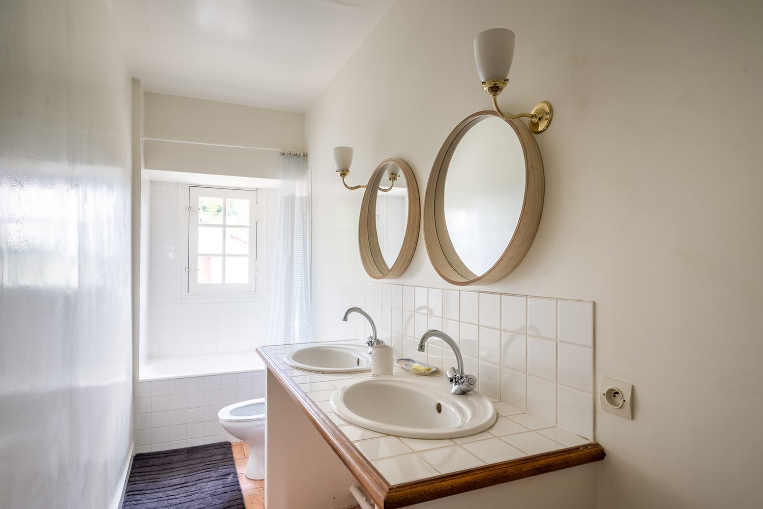 Salle de bain | Château de vacances en Nouvelle-Aquitaine