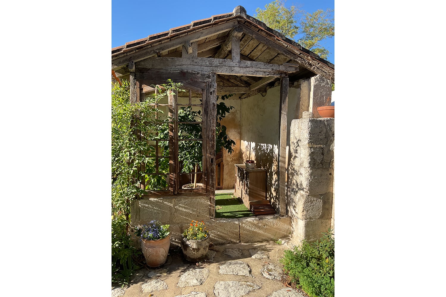 Terrasse ombragée