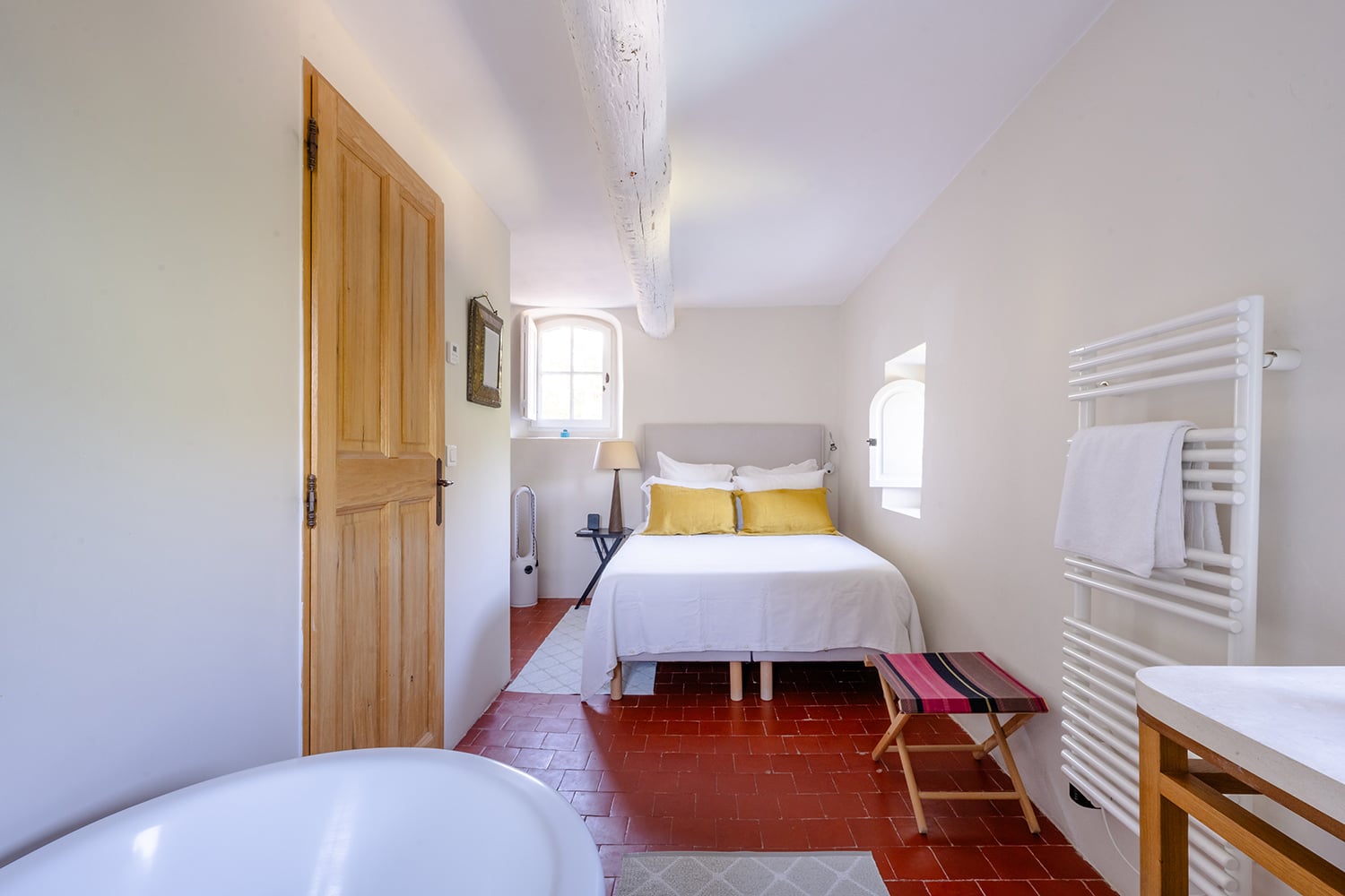 Chambre | Cottage de vacances avec piscine privée à Gordes