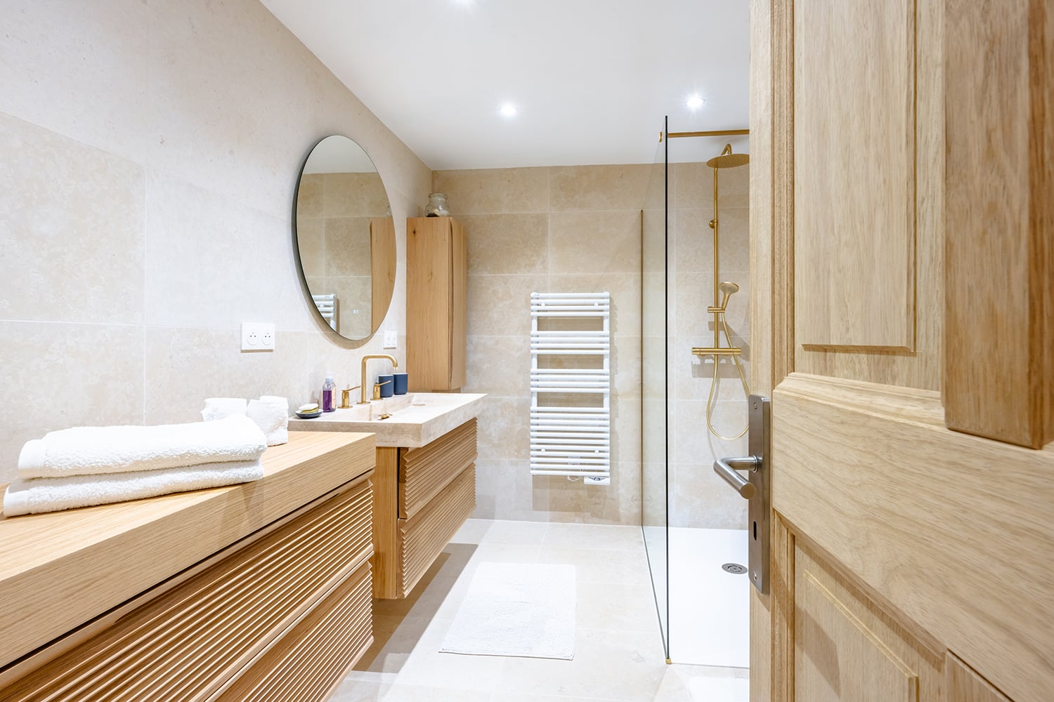 Salle de bain | Cottage de vacances avec piscine privée à Gordes