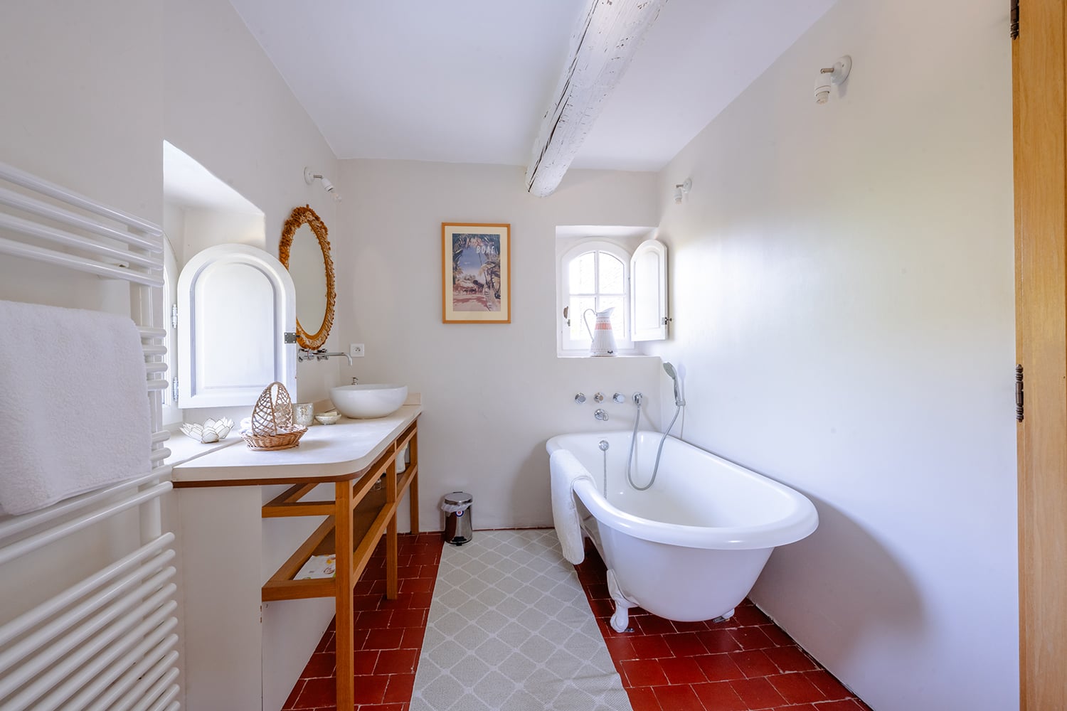 Salle de bain | Cottage de vacances avec piscine privée à Gordes