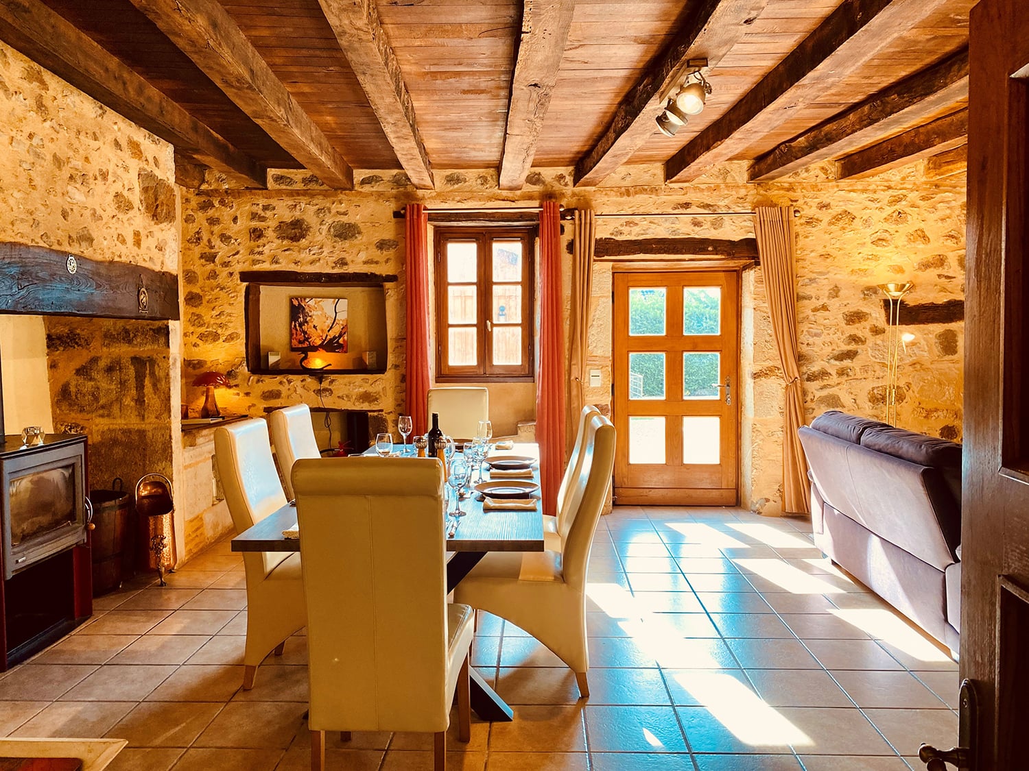 Salle à manger | Maison de vacances en Nouvelle-Aquitaine