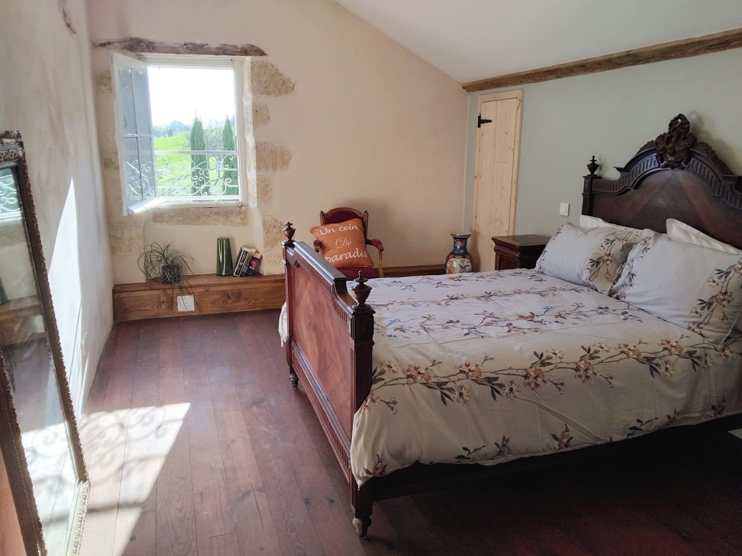 Chambre au 2ème étage | Château de vacances dans le Gers