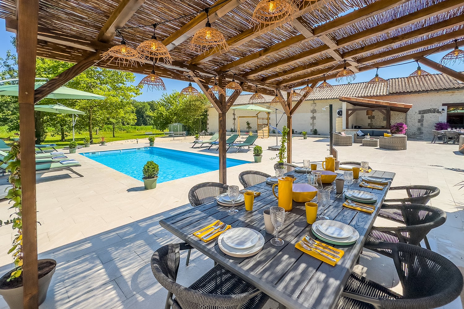 Terrasse ombragée