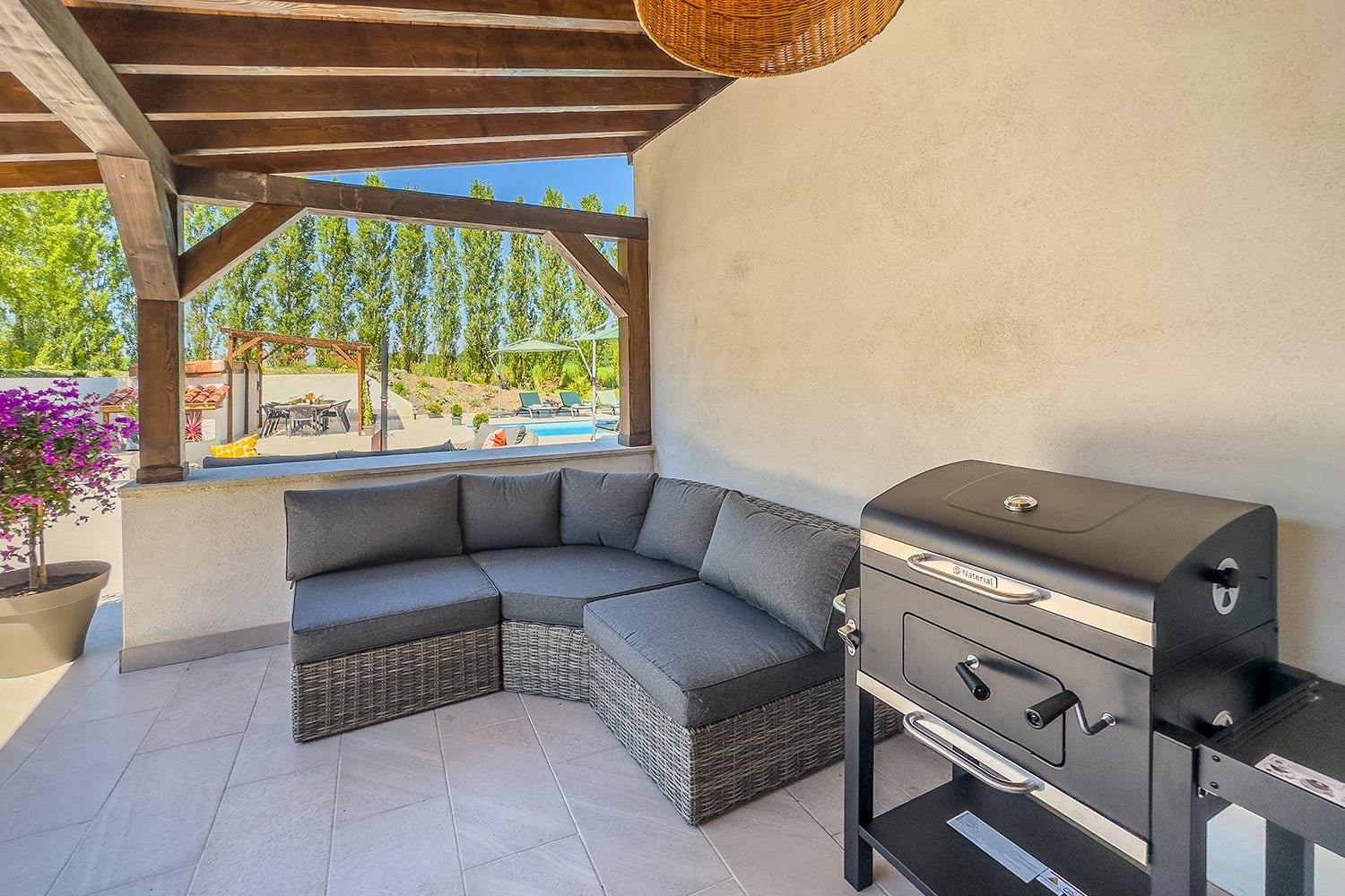 Terrasse ombragée