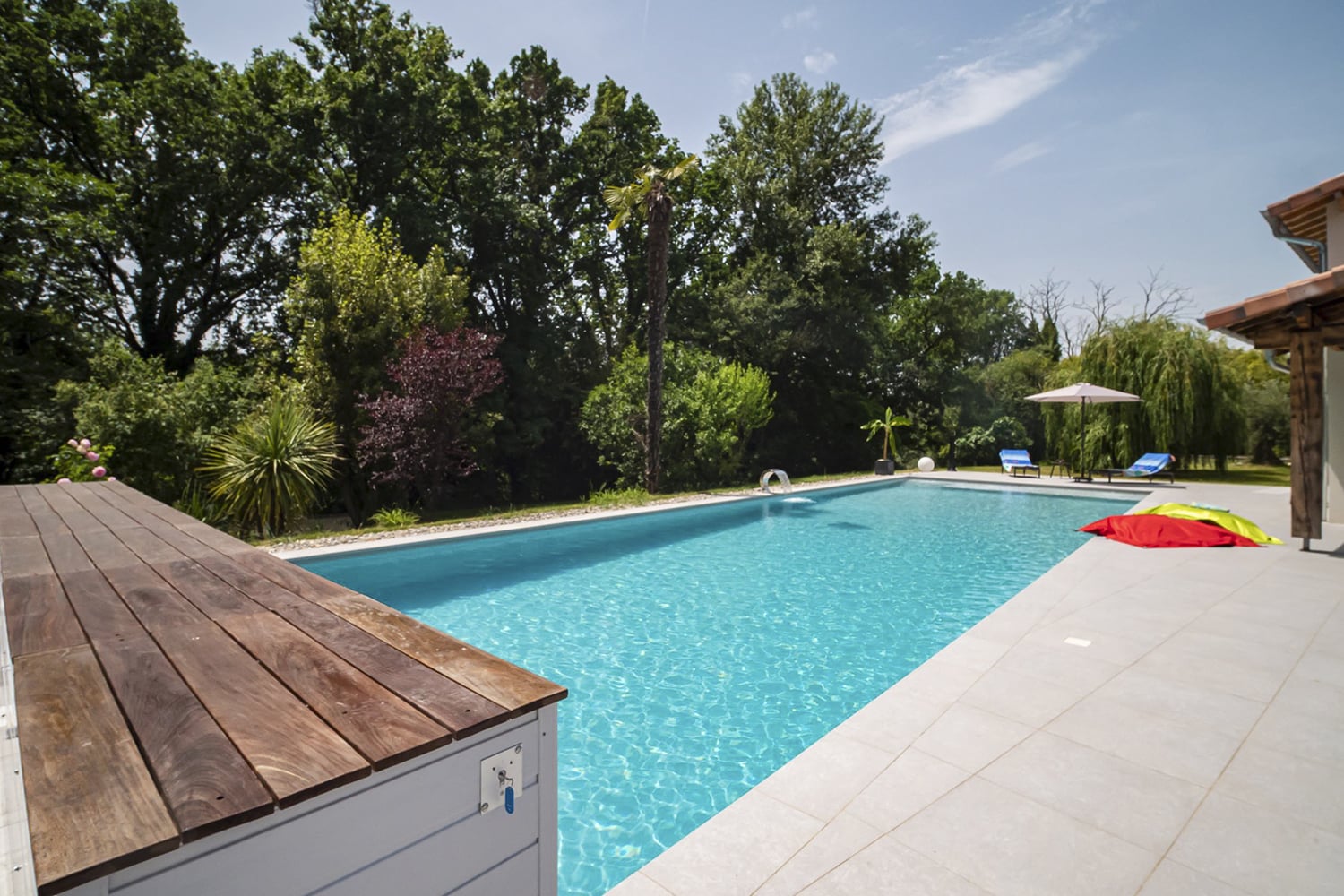 Private heated pool Private heated pool