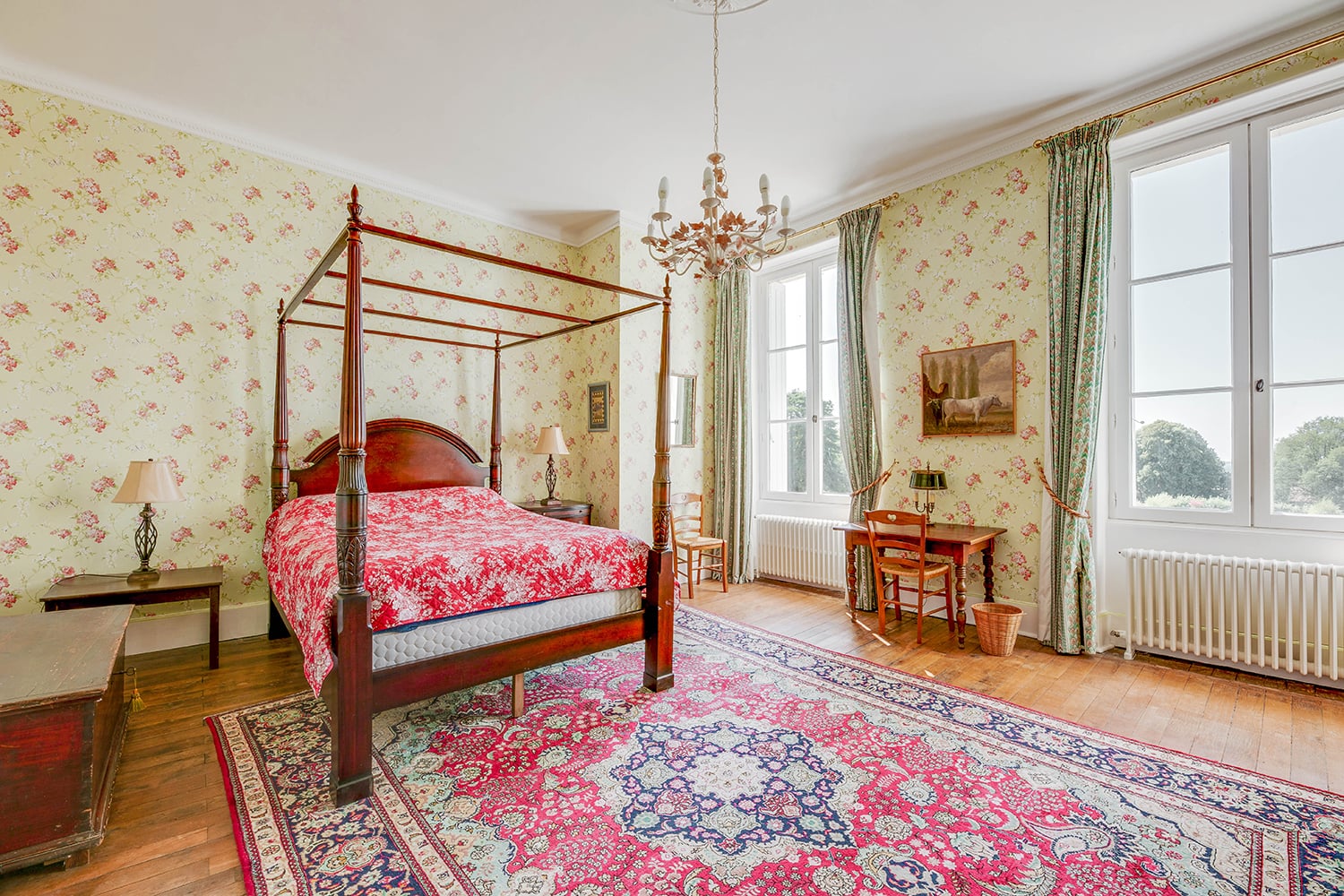 Chambre | Château de vacances en Nouvelle-Aquitaine