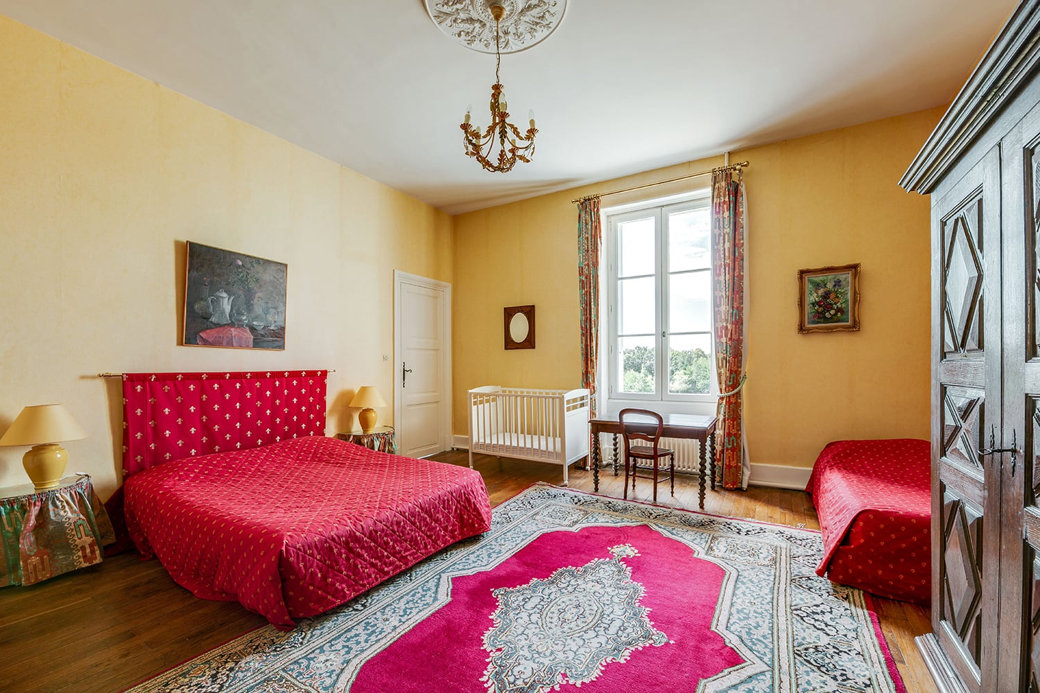 Chambre | Château de vacances en Nouvelle-Aquitaine