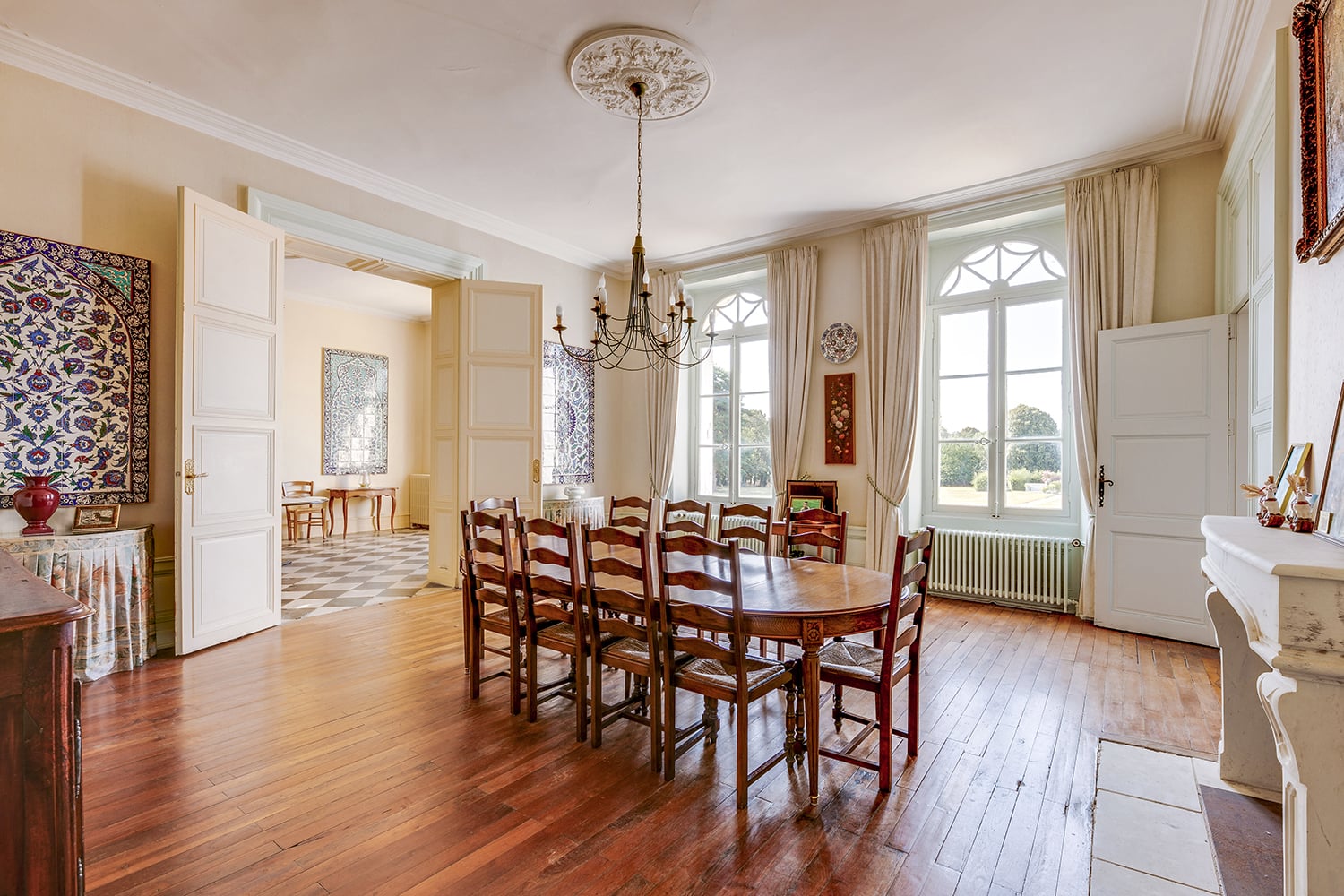 Salle à manger | Château de vacances en Nouvelle-Aquitaine