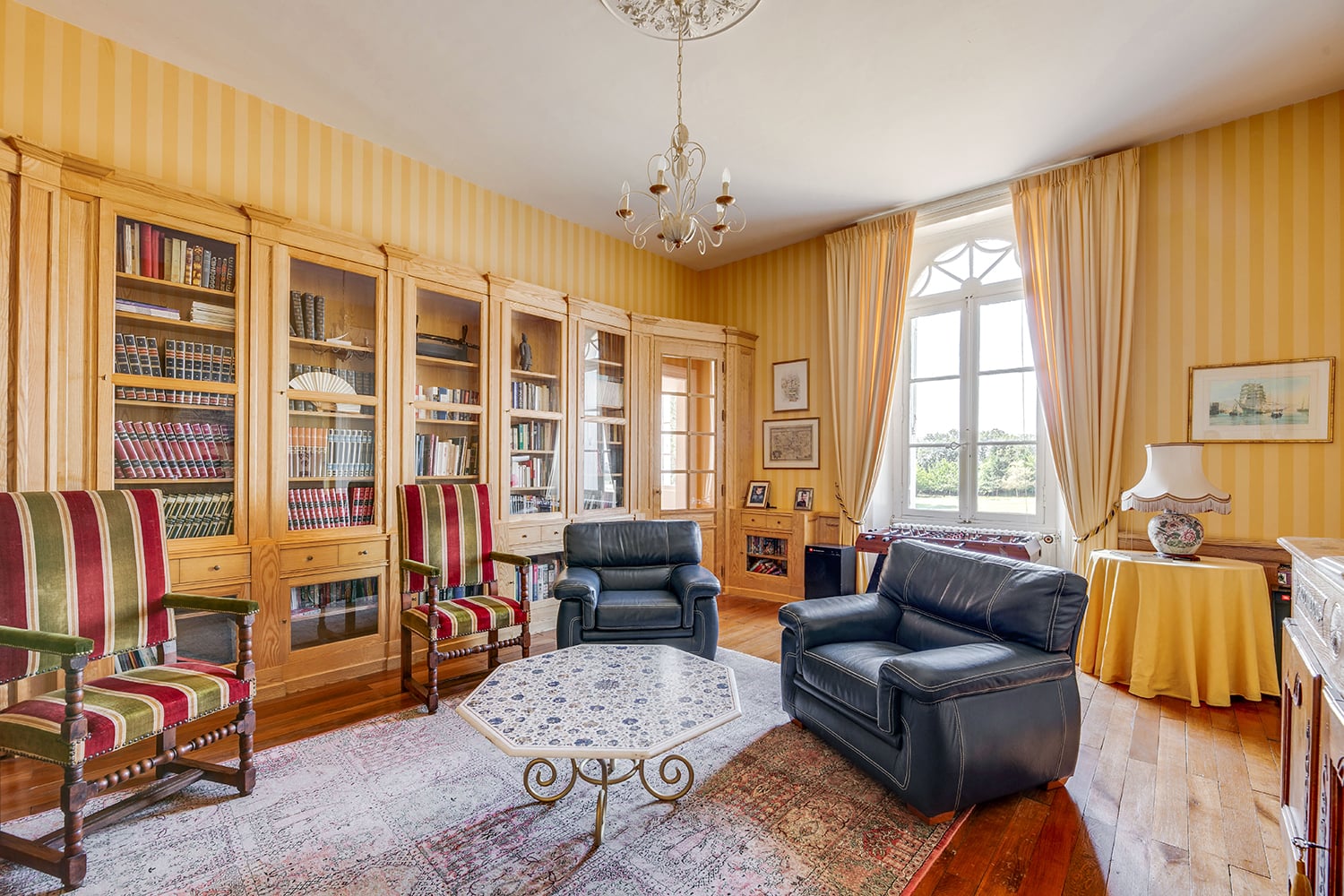 Salon | Château de vacances en Nouvelle-Aquitaine