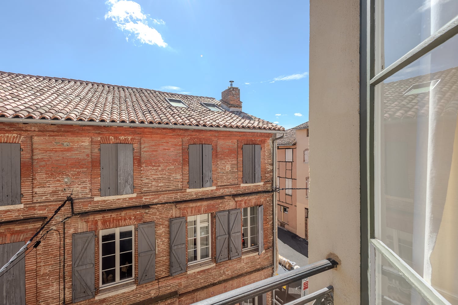 Vue depuis la fenêtre de la chambre