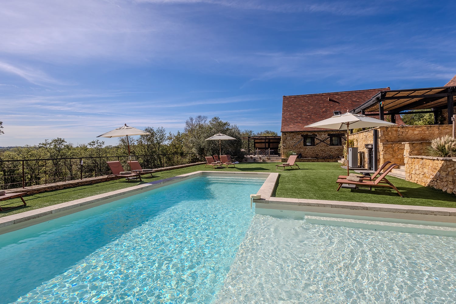 Piscine chauffée partagée