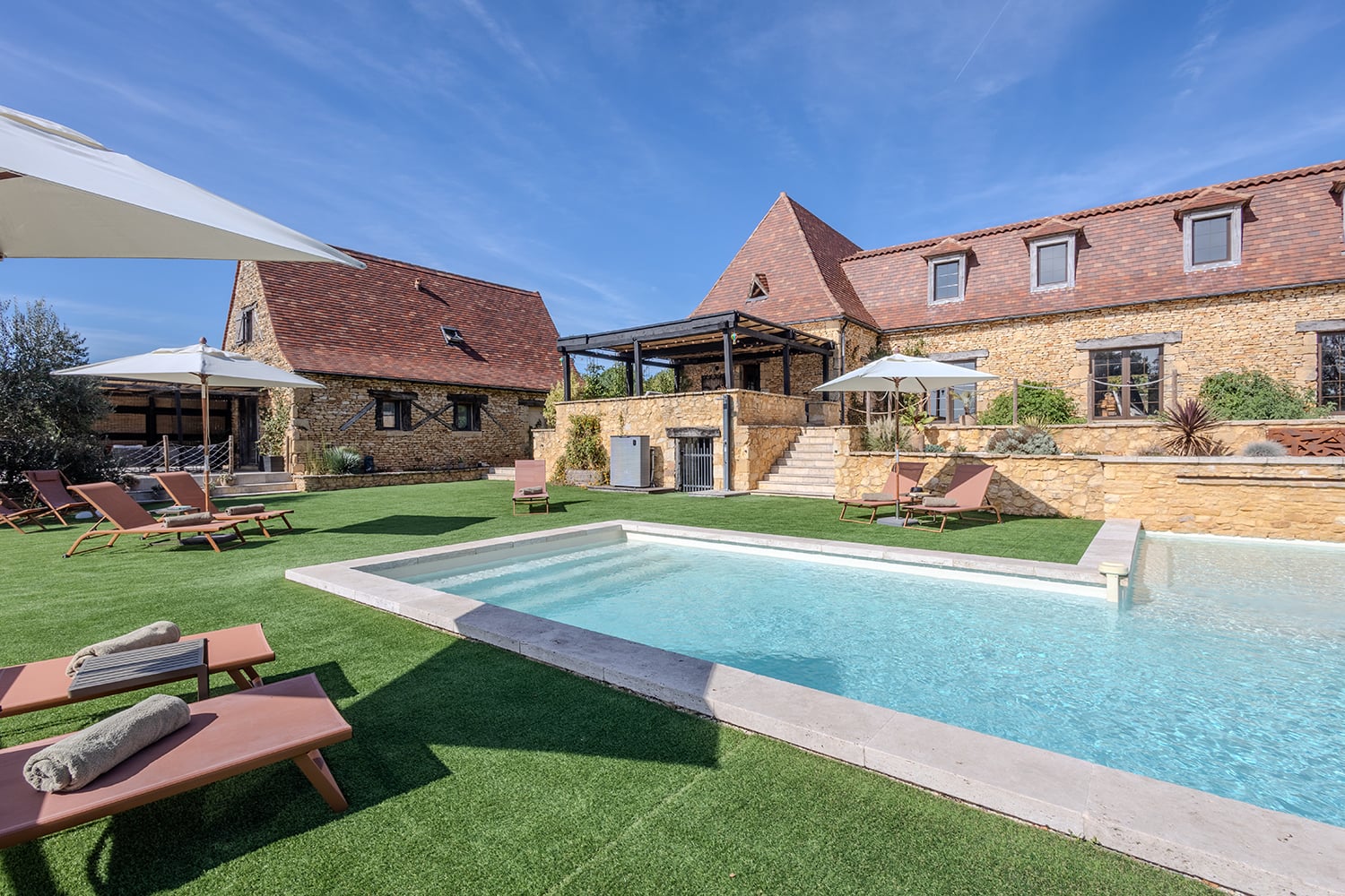 Piscine chauffée partagée