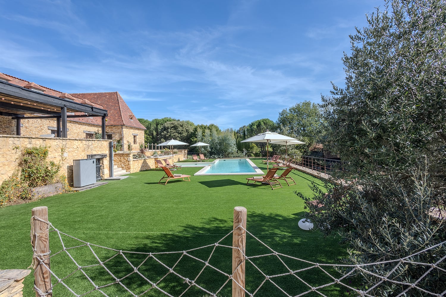 Piscine chauffée partagée