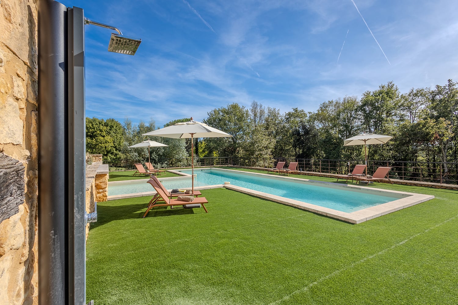 Piscine chauffée partagée