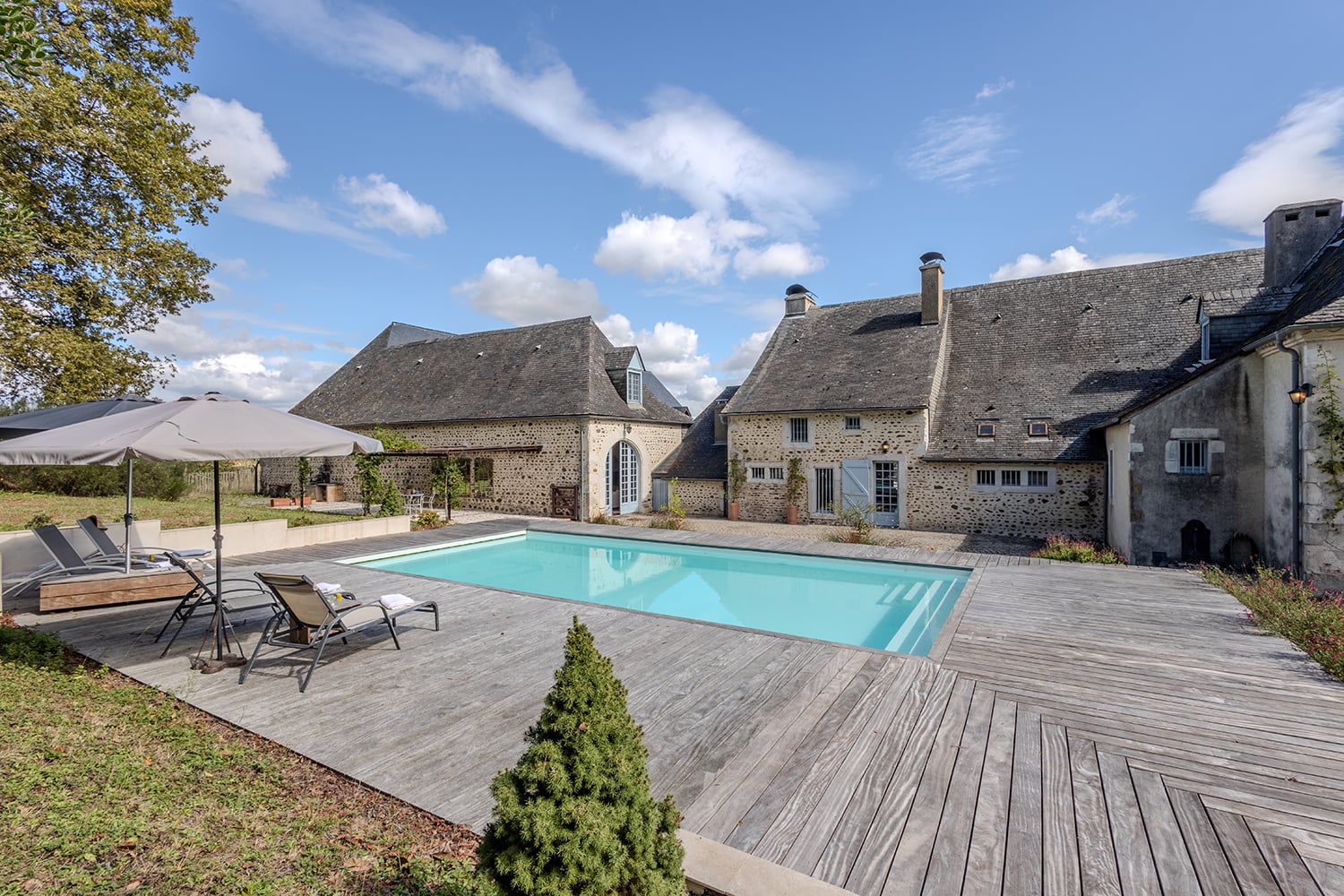 Maison de vacances en Nouvelle-Aquitaine avec piscine privée