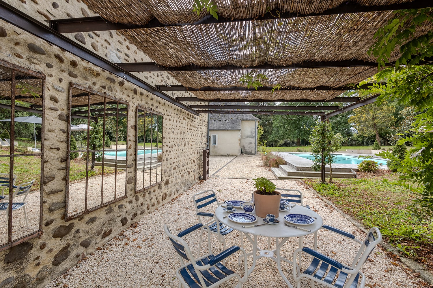 Terrasse ombragée