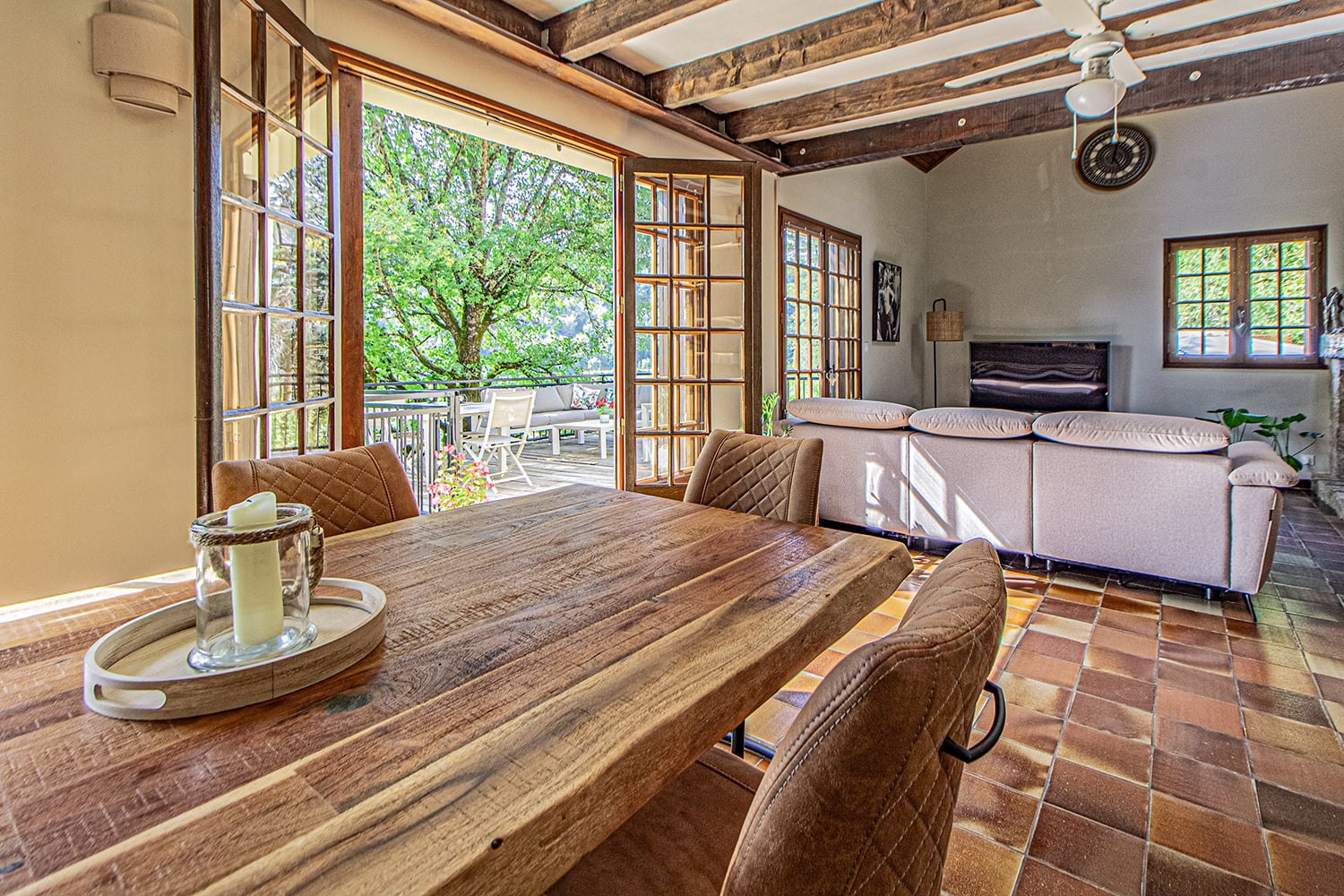 Salle à manger | Maison de vacances dans le Lot