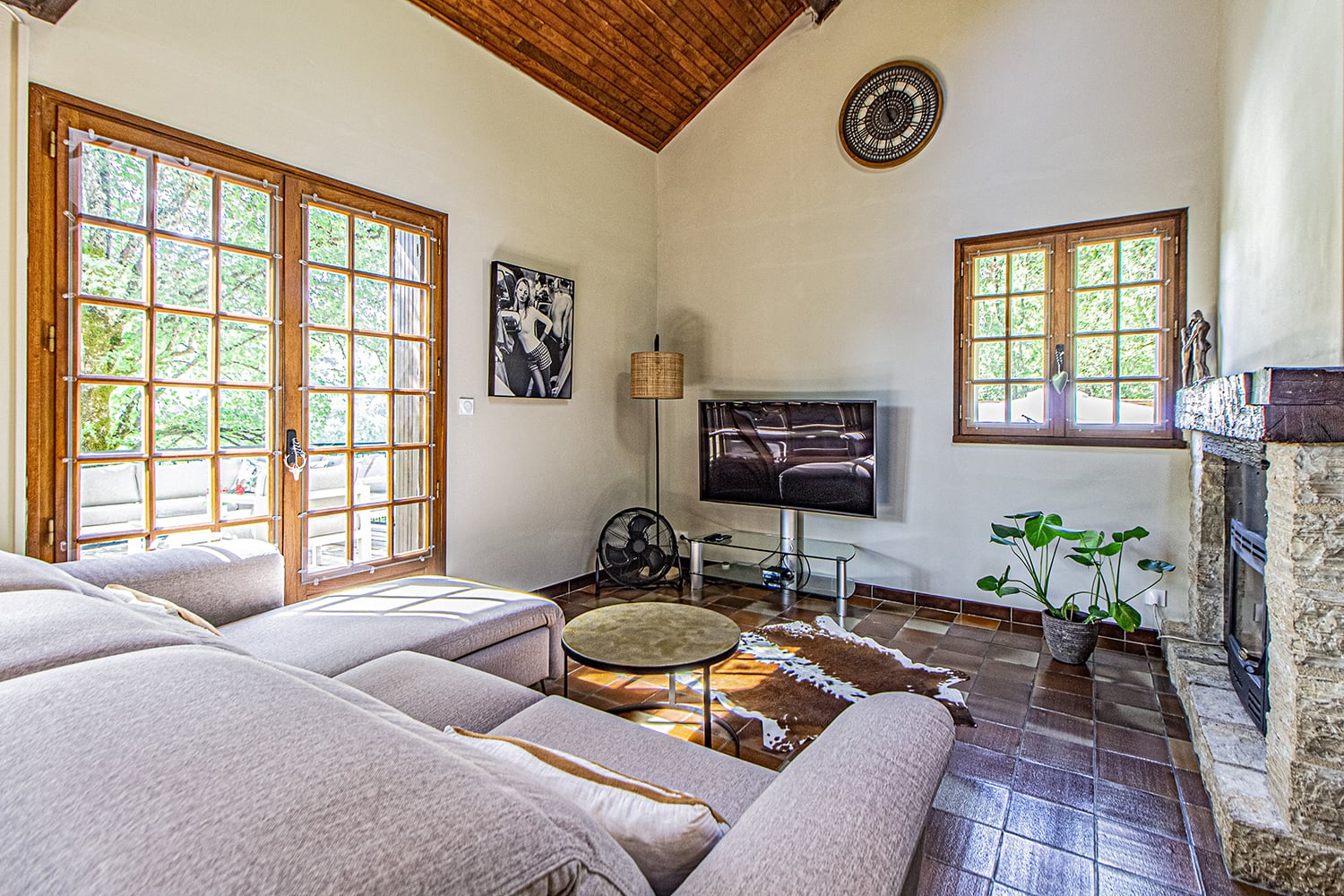 Salon | Maison de vacances dans le Lot