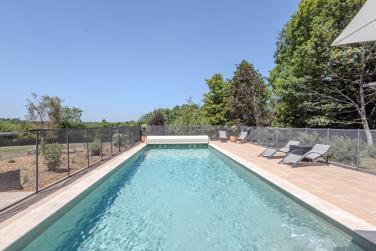 Private heated pool Private heated pool