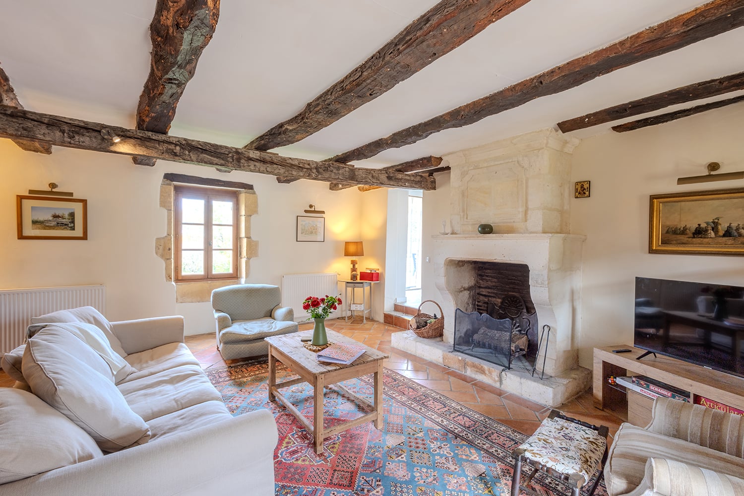 Salon | Maison de vacances à Nouvelle-Aquitaine