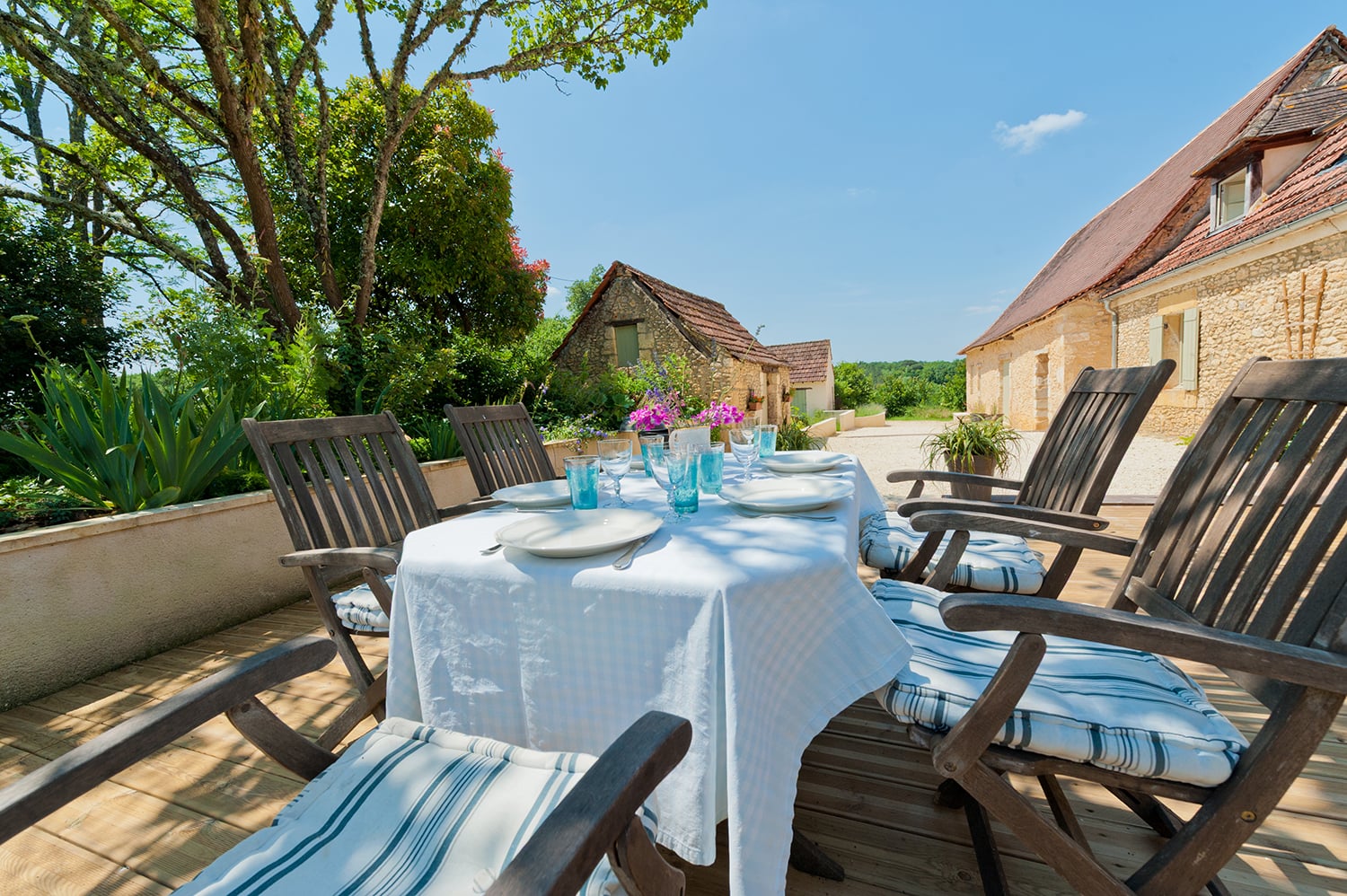 Terrasse de salle à manger