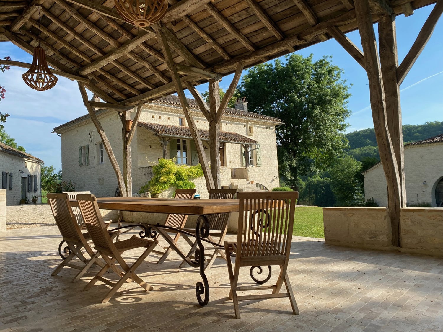 Terrasse couverte