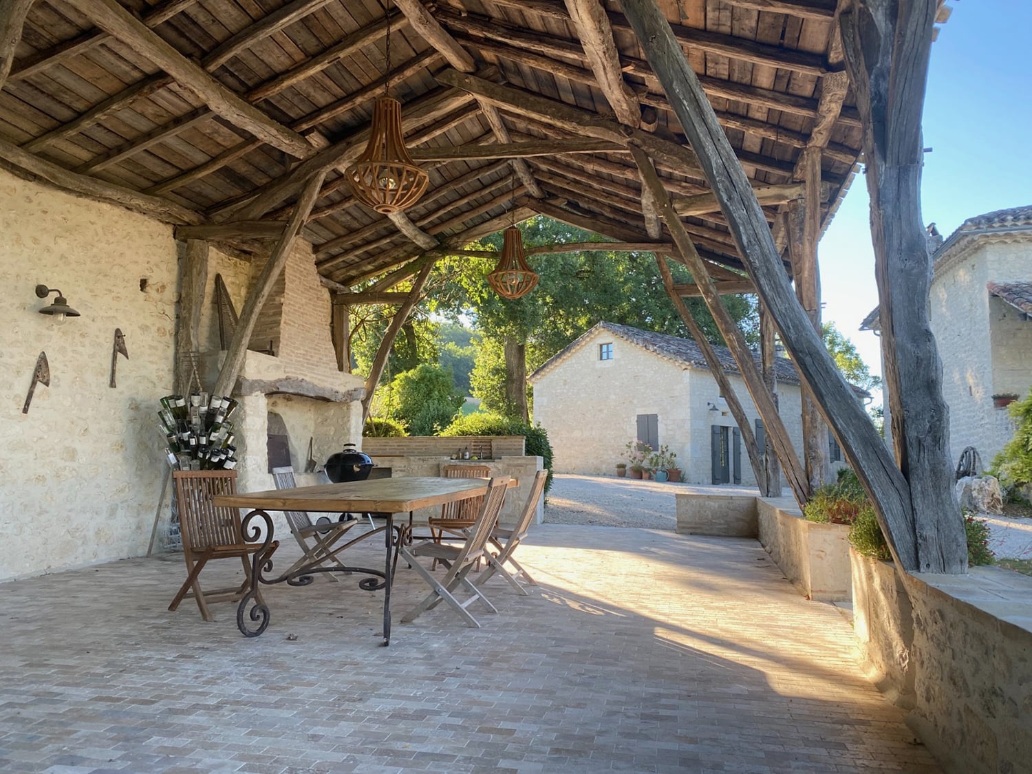 Terrasse couverte