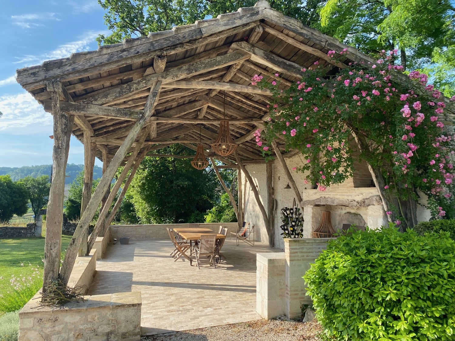 Terrasse couverte