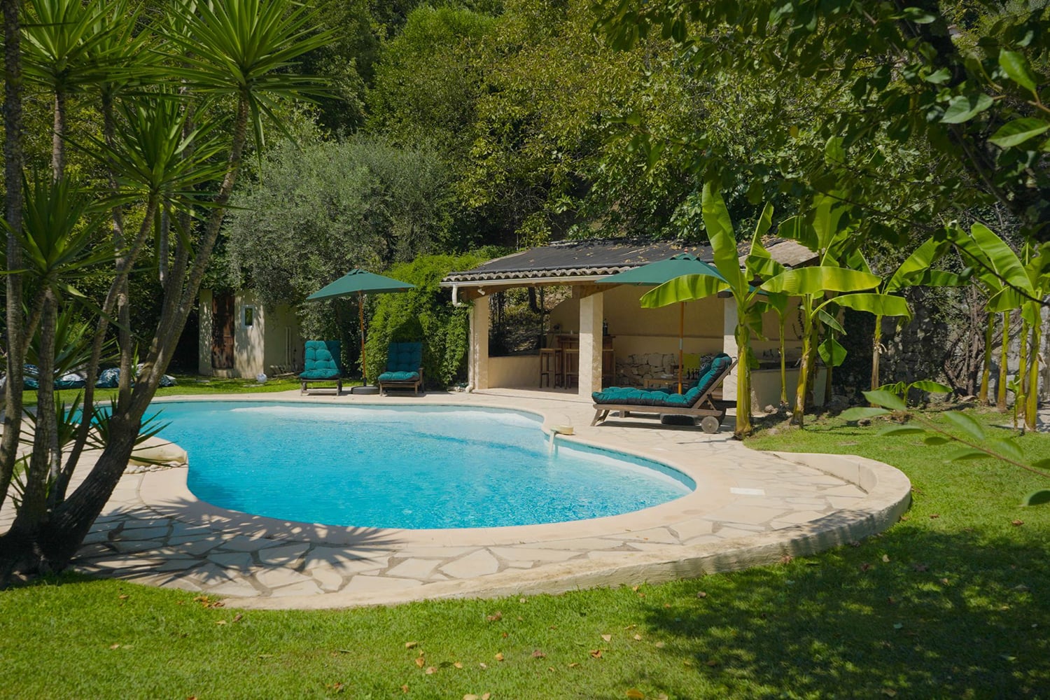 Private heated pool Private heated pool