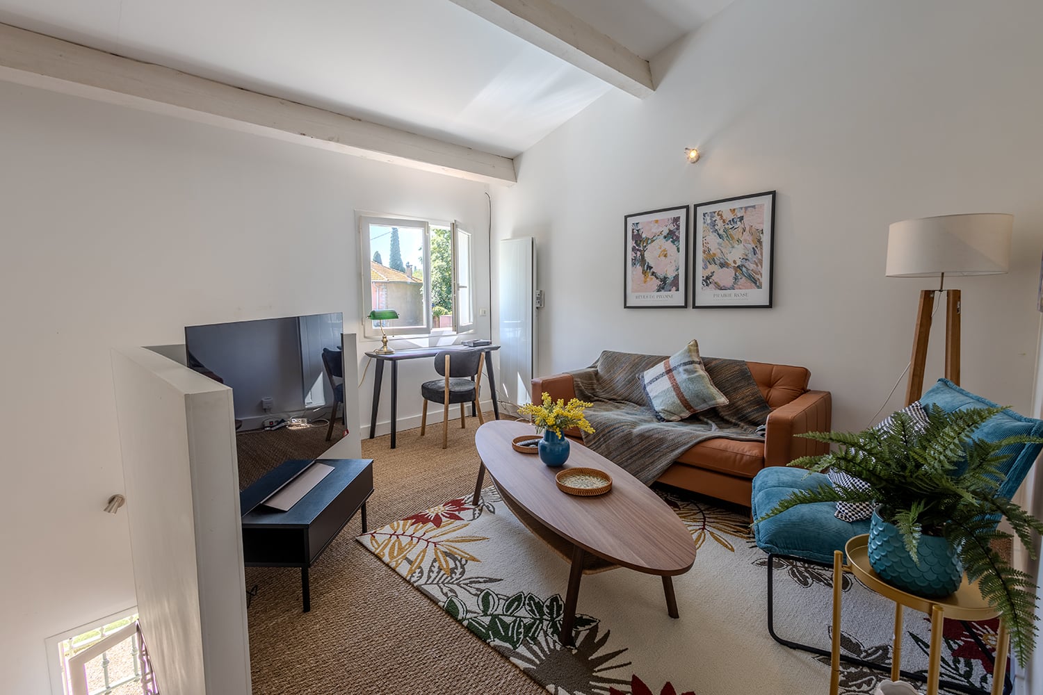 Salon au 1er étage | Maison de vacances à Pézenas