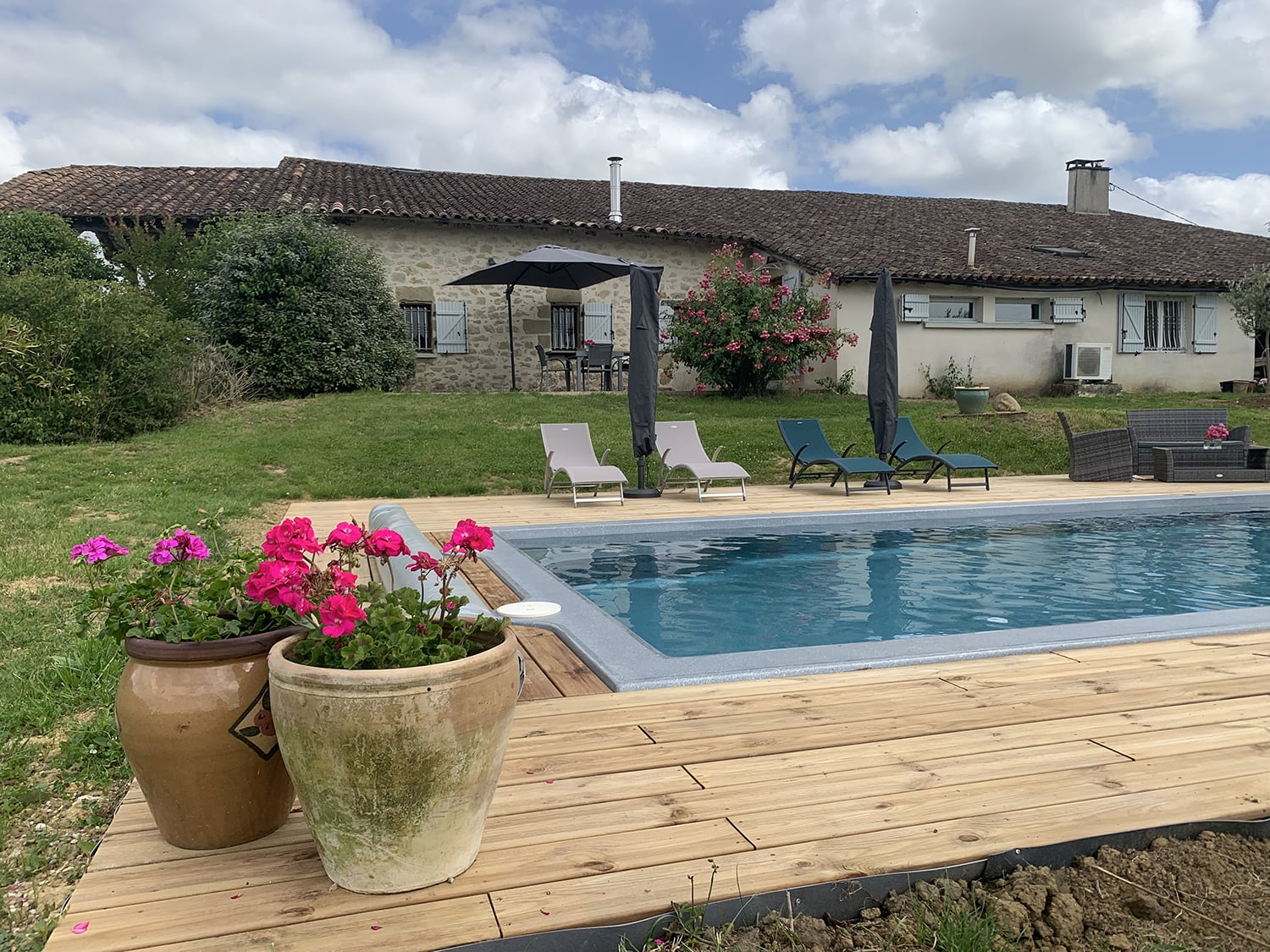 Maison de vacances en Nouvelle-Aquitaine avec piscine privée